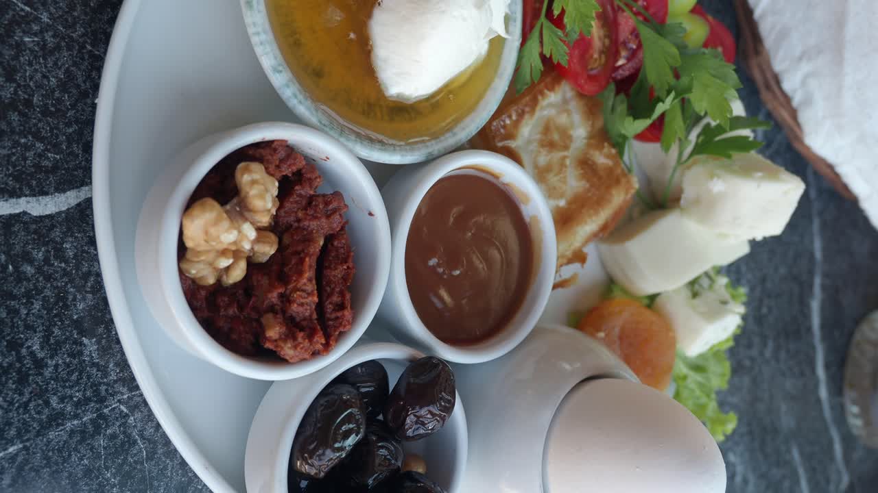 A delicious breakfast spread