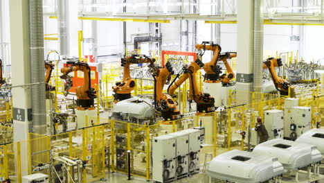 línea de producción automática de automóviles