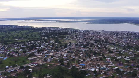 town closer to river in ghana