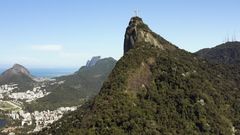 Flying-toward-Christ-the-Redeemer-Statue-and-the-Corcovado-Hill-in-Rio-de-Janeiro