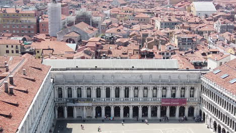 paisaje urbano de venecia desde la plaza san marco pan up hd 30 cuadros por segundo 16 segundos