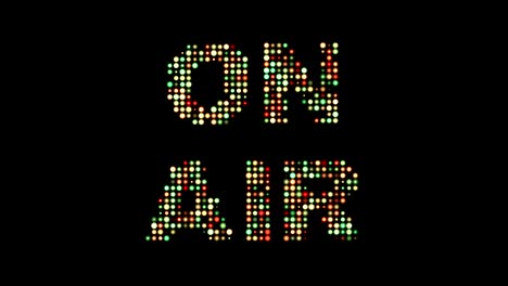 on air led colorful sign  display