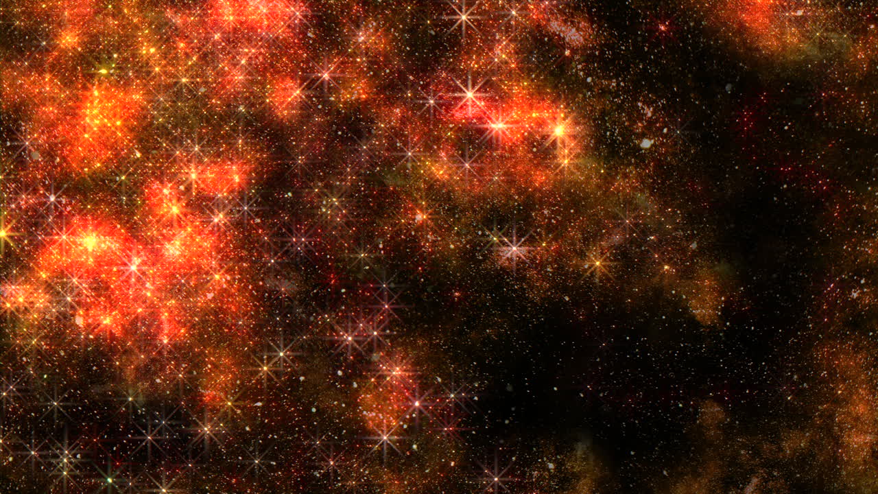 Stunning galactic scene stars and nebulas illuminate vibrant galaxy