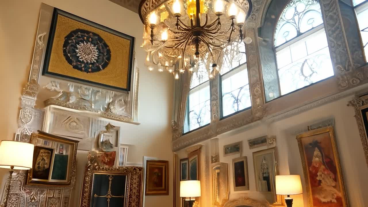 un recorrido por una lujosa mansión