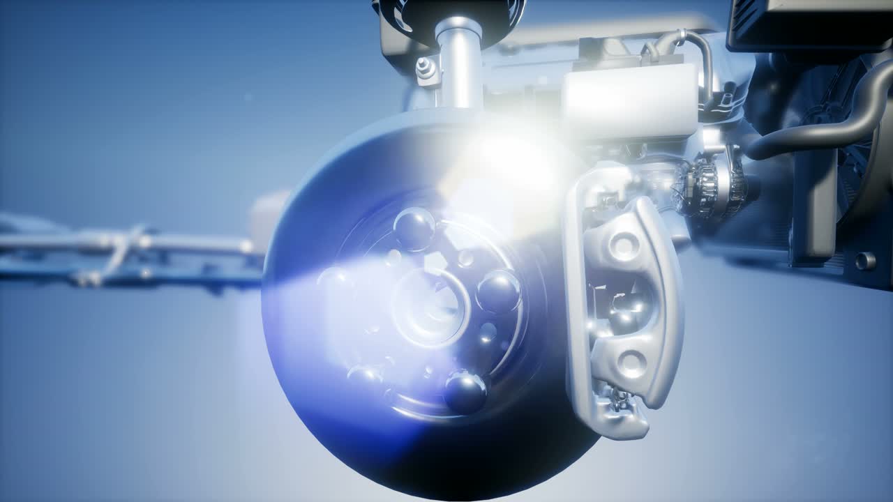 자세한 자동차 엔진 및 다른 부품