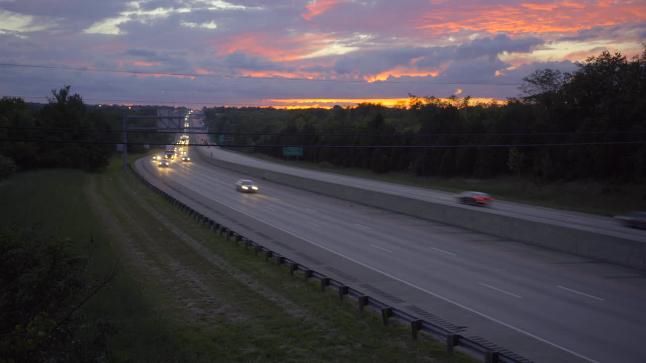 The rush home before the sun goes down.