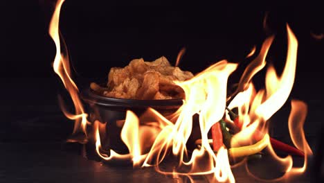 Potato-Chips-spicy-with-fire