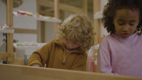 little children in the playroom