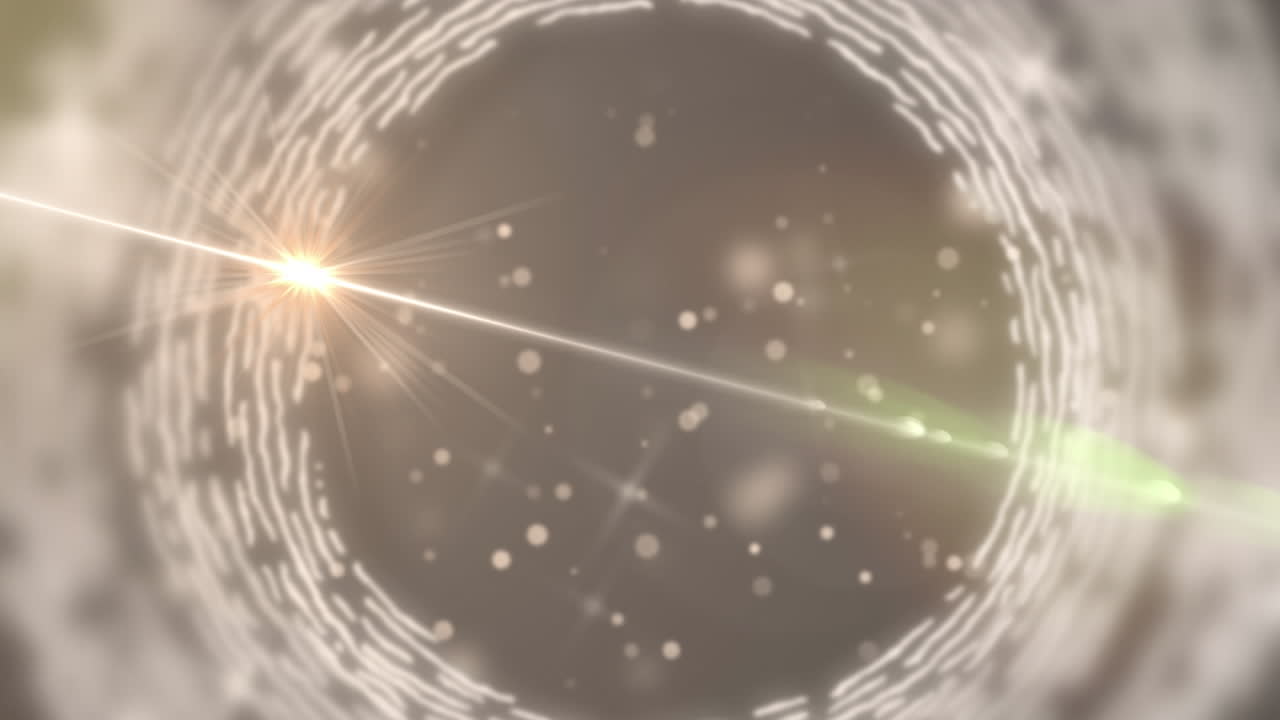 animación de confeti blanco sobre un fondo negro