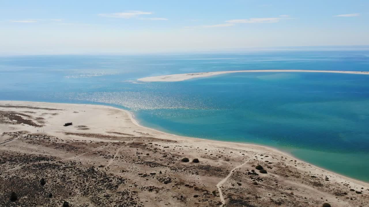 drone disparado desde la playa de troya