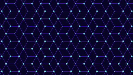 black and purple geometric pattern with triangles and rectangles in grid-like repeating pattern