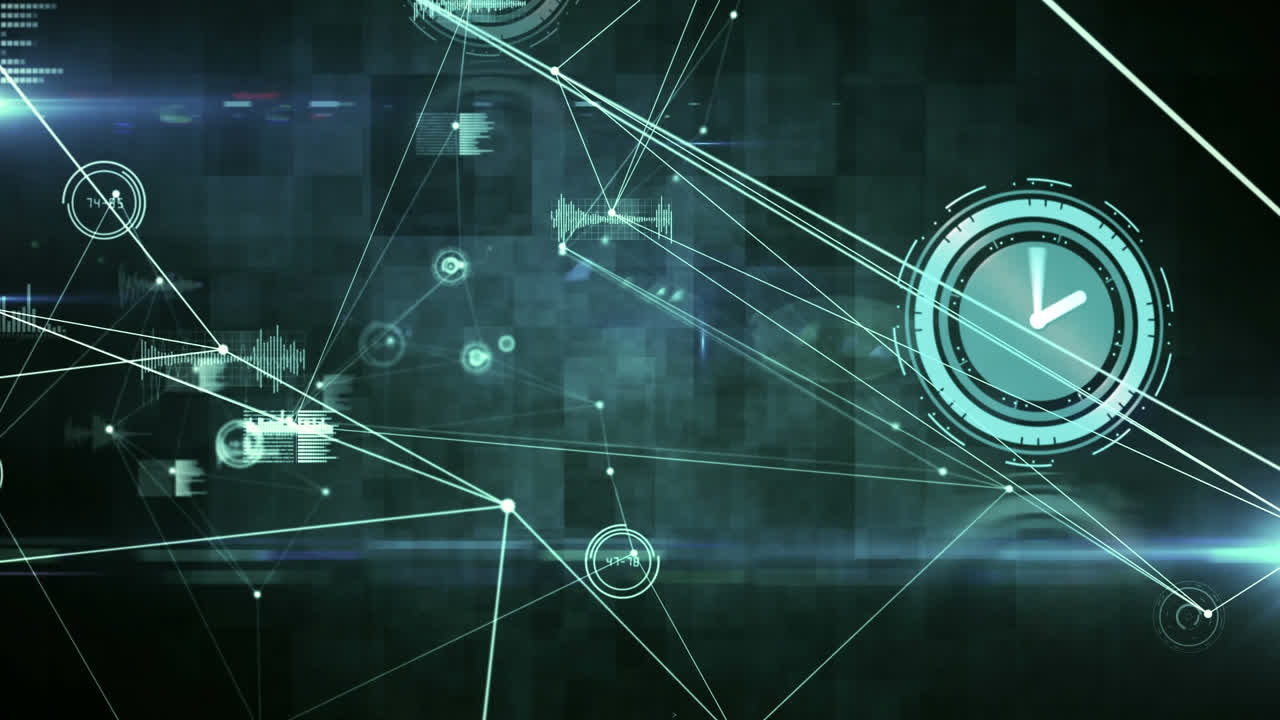 Clock moving and network of connections