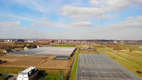Aerial-View-Over-Industrial-Agricultural-Greenhouses-In-Barendrecht