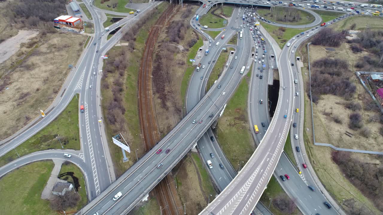 고속도로 교차로 조감도