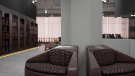 interior of modern empty office building