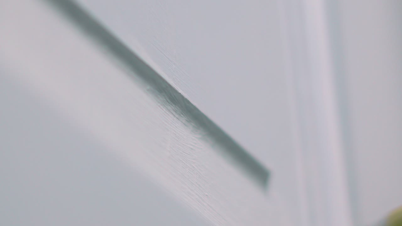 Painting a White Door
