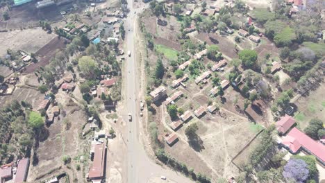 Vista-Aérea-De-Loitokitok,-Kenia