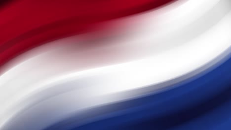 abstract flag of the netherlands: seamless loop animation