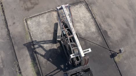 Aerial-view-of-oil-extraction-machine-in-Venezuela