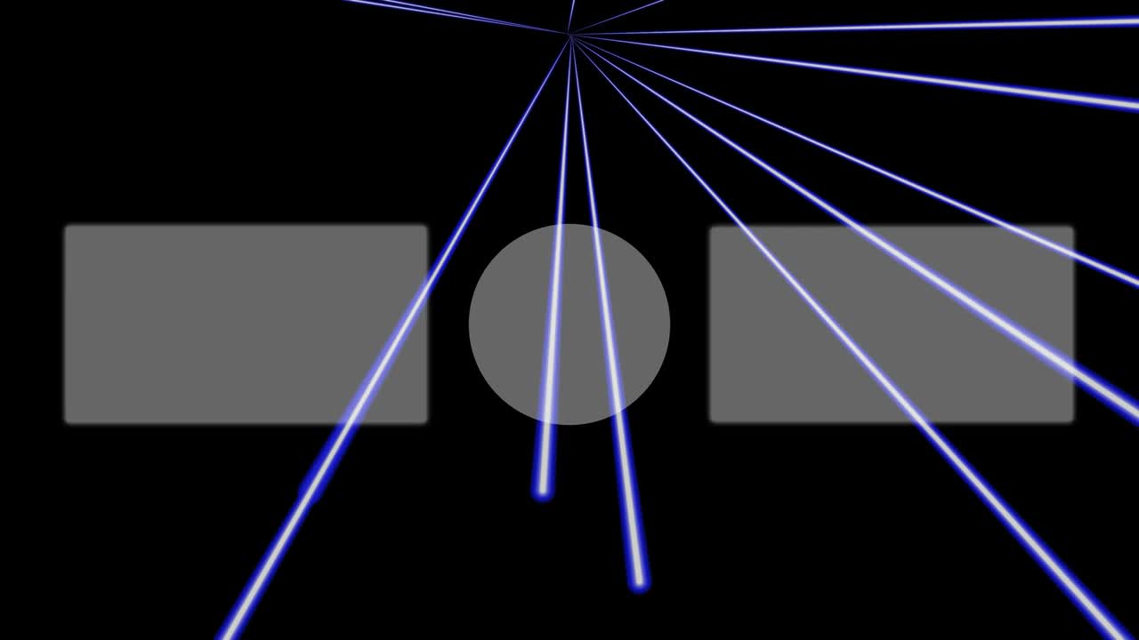 el conjunto de la etapa del láser del haz de la tarjeta final de la pantalla final de los gráficos de movimiento