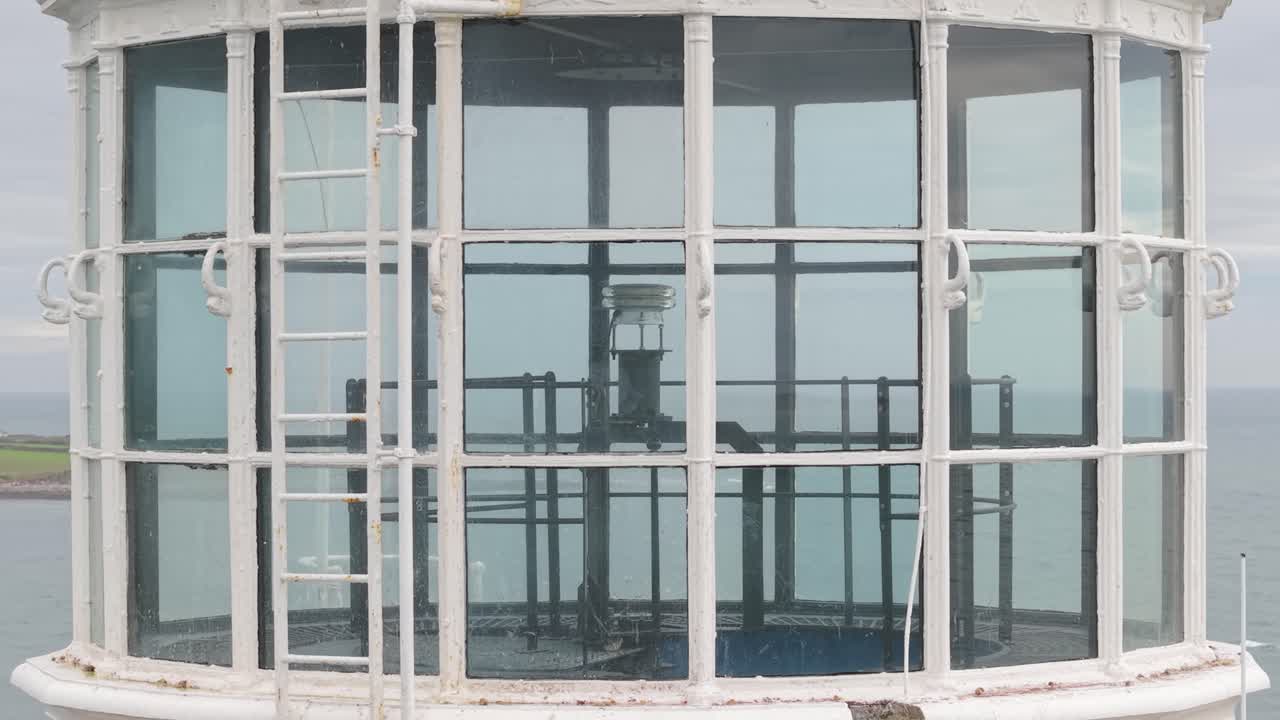 Haulbowline Lighthouse with sea view, a historic beacon of guidance