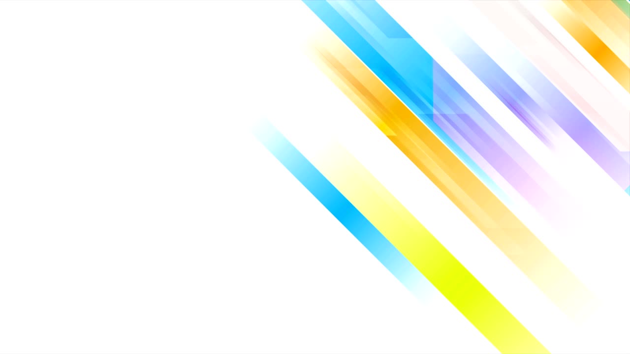 다채로운 추상적인 줄무 기술 비디오 애니메이션