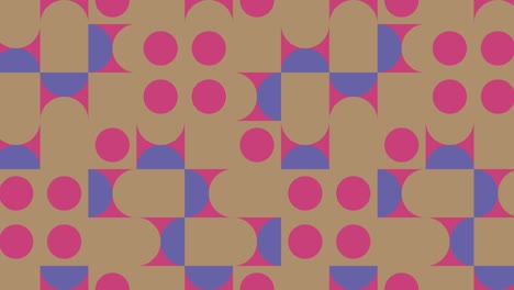 mosaico geométrico abstracto con elementos muy peri violeta. azulejos geométricos en patrón animado abstracto. fondo gráfico de movimiento en un diseño plano