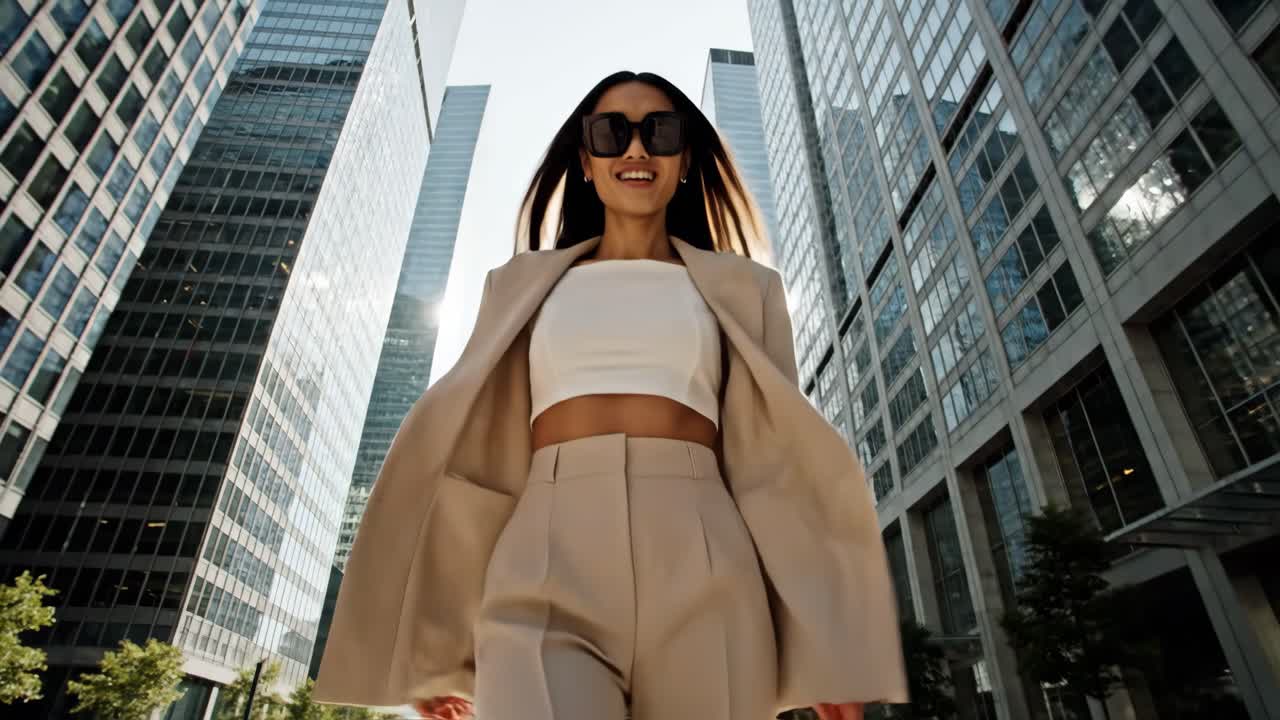 Stylish Businesswoman in the City