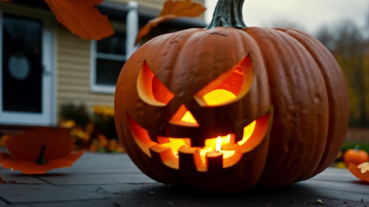 Decoraciones de calabazas de Halloween