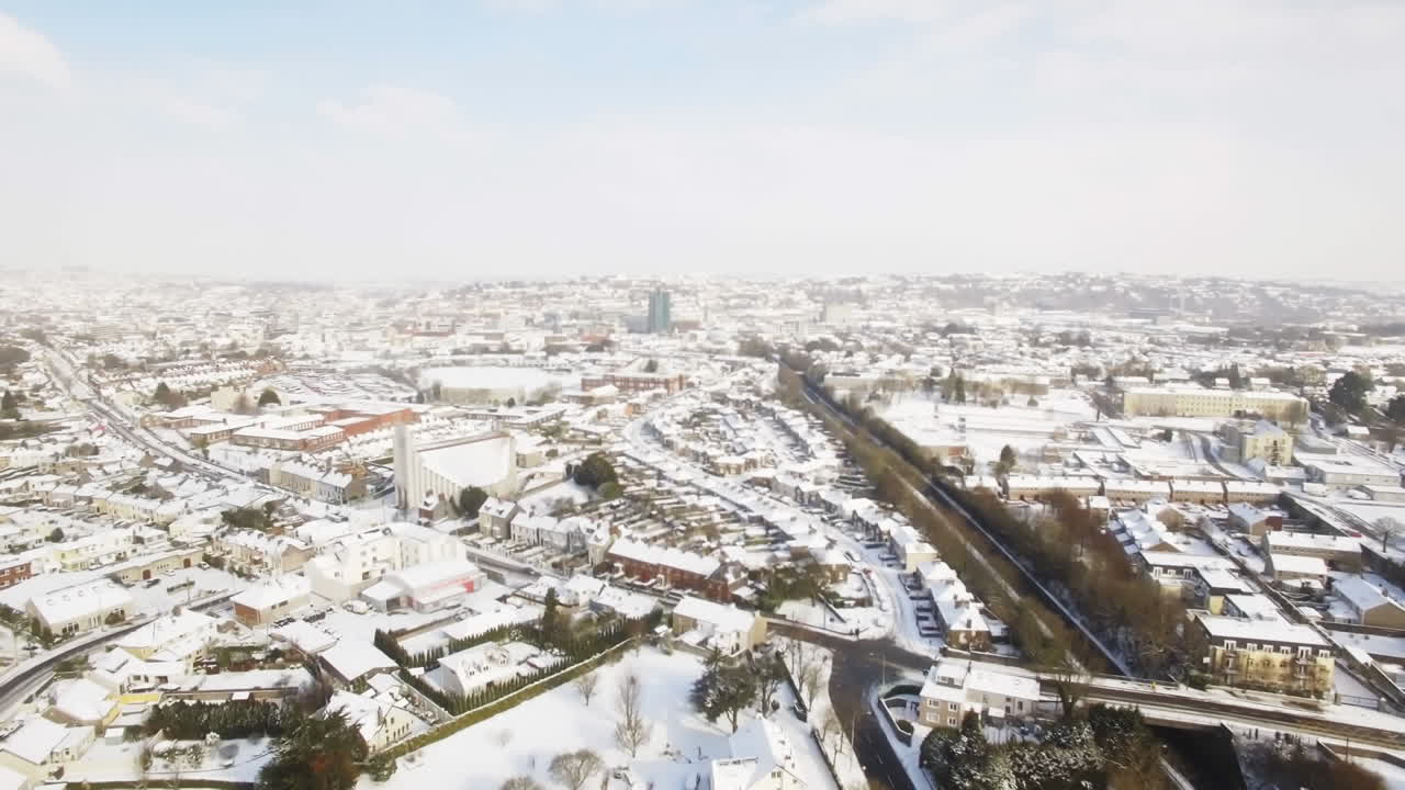 도시 의 꼭대기 풍경