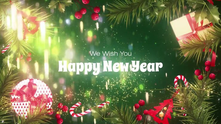 Glowing Happy New Year Wishes