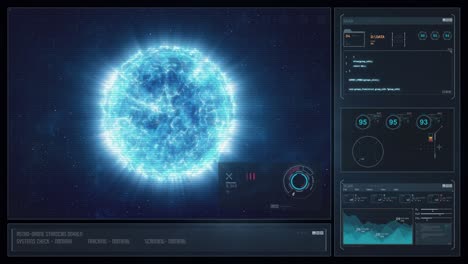 Digitalanzeige-Sci-Fi-Hud---Blauer-Stern