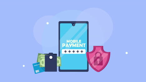 mobile payment with smartphone and shield