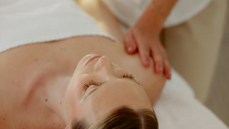 Massage,-skincare-and-hands-of-a-therapist-giving