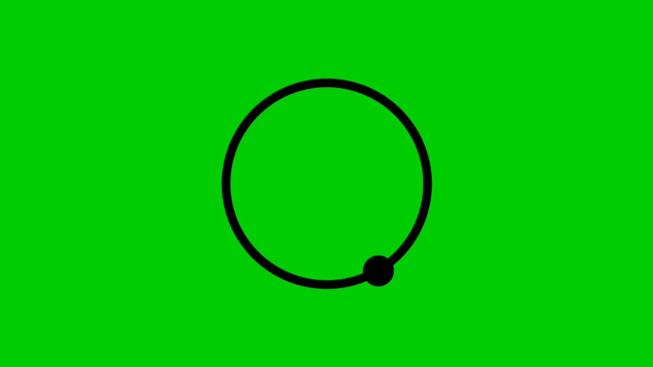 Circle border rotating with empty space