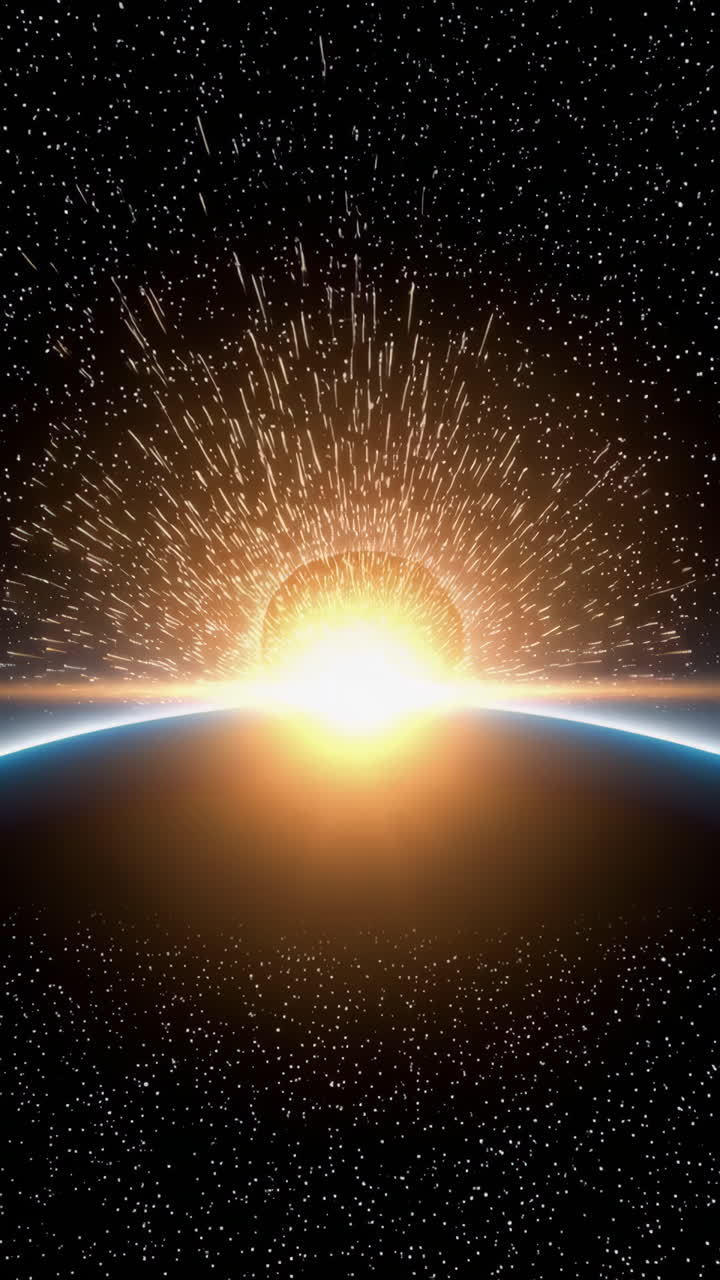 Cosmic Horizon: Eclipse and Stellar Sunrise