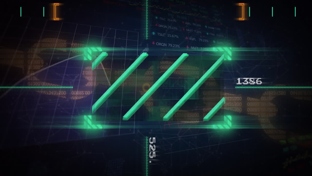 숫자의 애니메이션과 체인 위의 데이터 처리