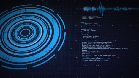 Animation of scopes scanning and data processing over grid