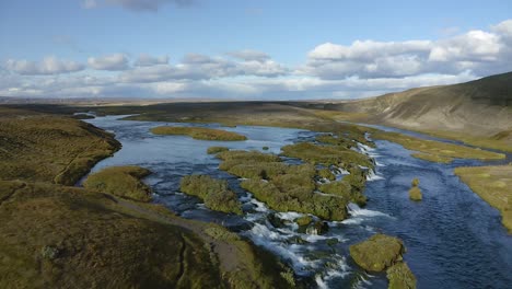 natural, cool fresh water is abundant in iceland, you can drink it straight from the river