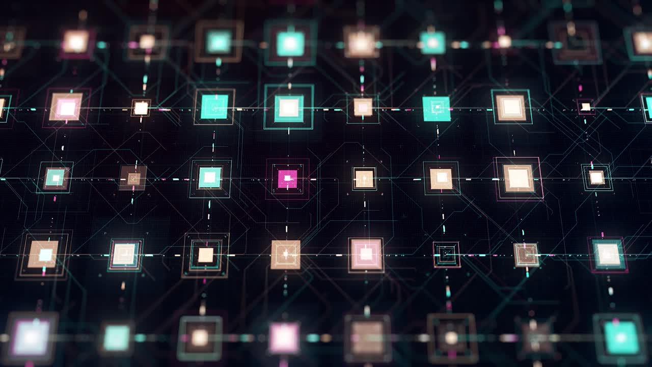 patrón de placa de circuitos abstractos