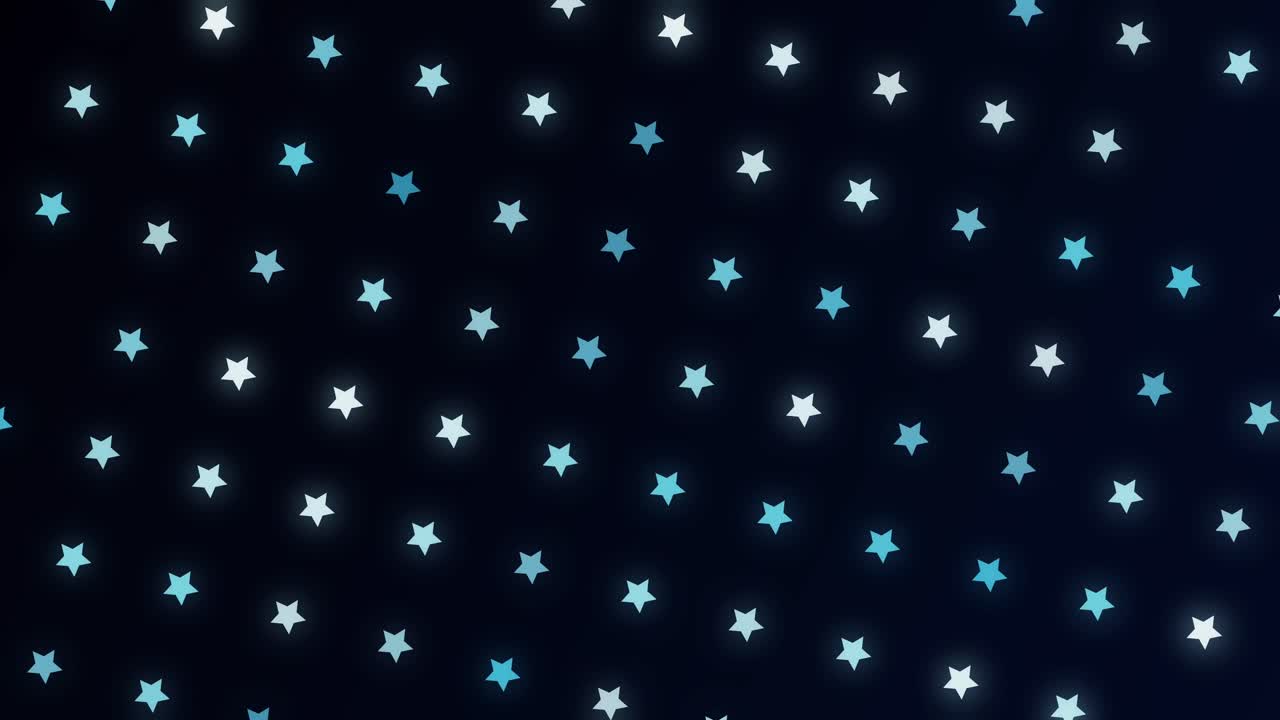 estrellas azules sobre un fondo negro
