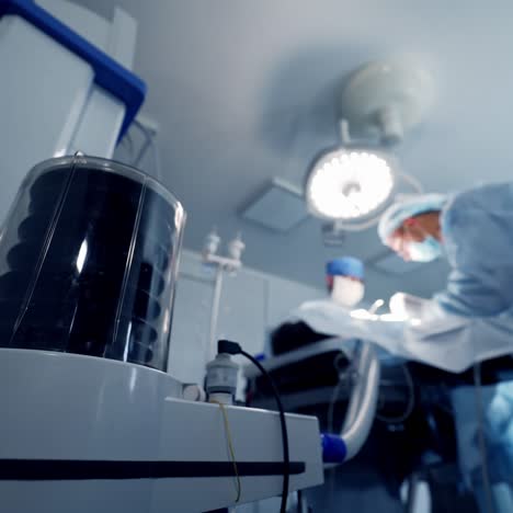 medical ventilators in hospital