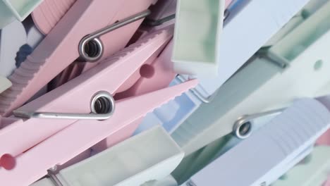 multicolored plastic clothespins for holding clothes while drying multicolored plastic clothespins for holding clothes while drying colorful background rotation in a circle video