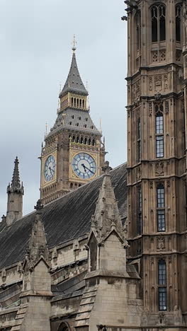 view up towards big ben, london, united kingdom