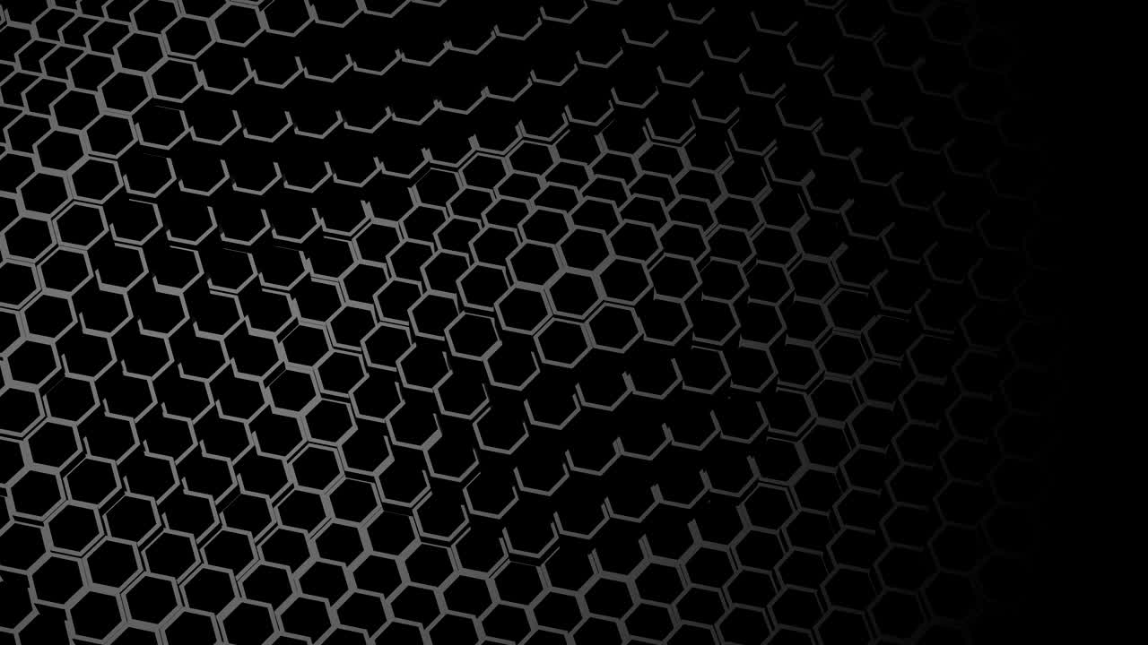 애니메이션 육각형의 배경