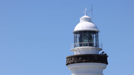 static view of a lighthouse on a sunny day