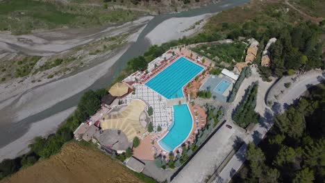 Pool-bz-drone-in-Tirane,Albania