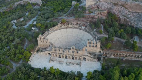 Athen-Griechenland-Luftampetheter-Akropolis-Drohnentempel-Geschichte-Drohnenüberflug