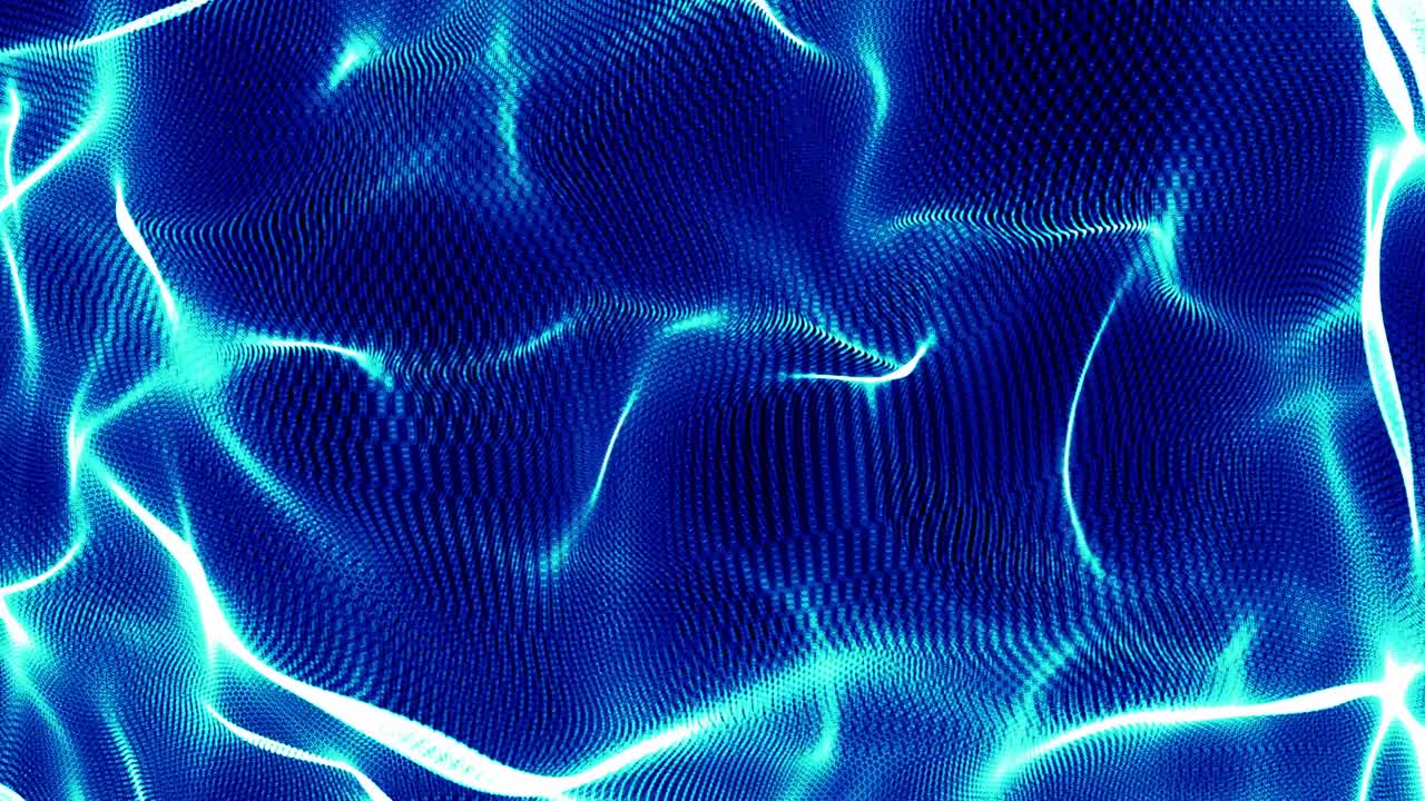 fondo de partículas fractales animadas abstractas