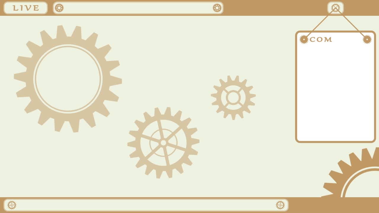 Gear dream Looping streaming background. 1080p (2).mp4